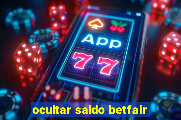 ocultar saldo betfair