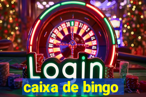 caixa de bingo