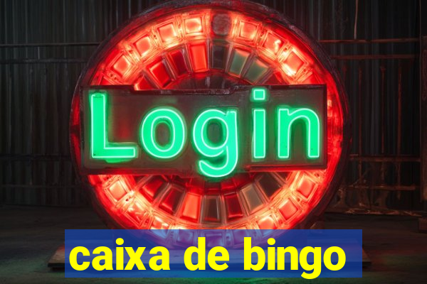 caixa de bingo