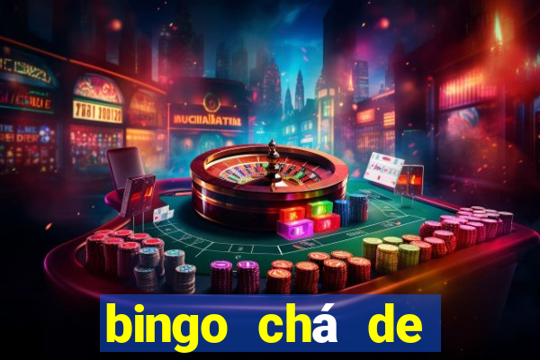 bingo chá de bebê excel