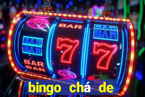 bingo chá de bebê excel