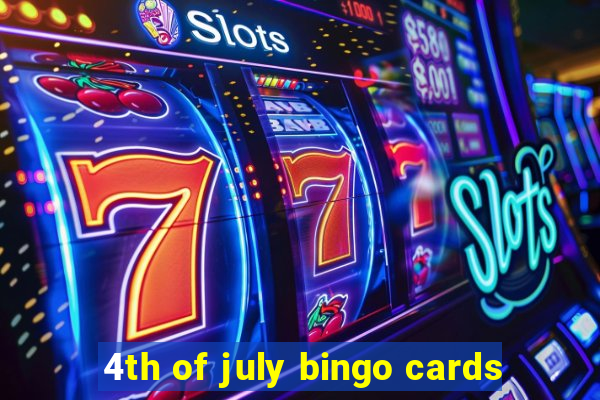 4th of july bingo cards