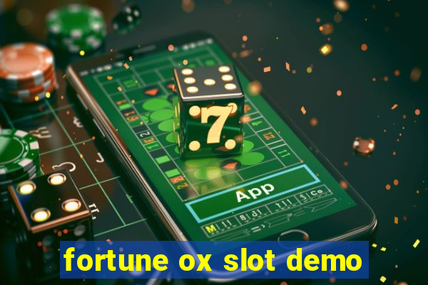 fortune ox slot demo