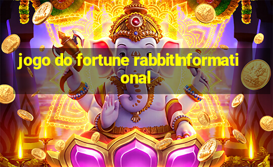 jogo do fortune rabbitInformational