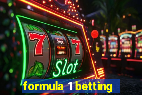 formula 1 betting