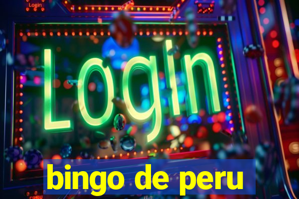 bingo de peru