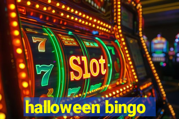 halloween bingo