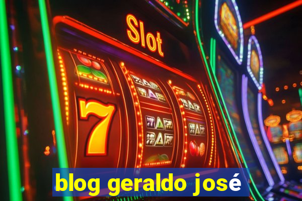 blog geraldo josé