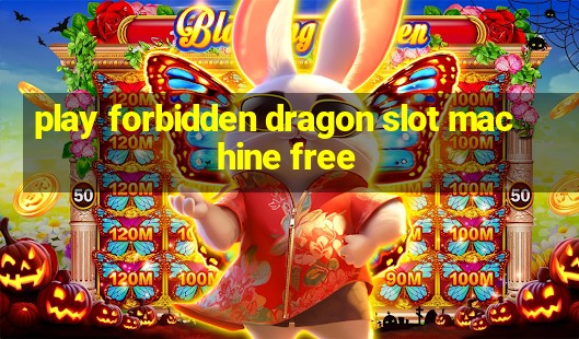 play forbidden dragon slot machine free