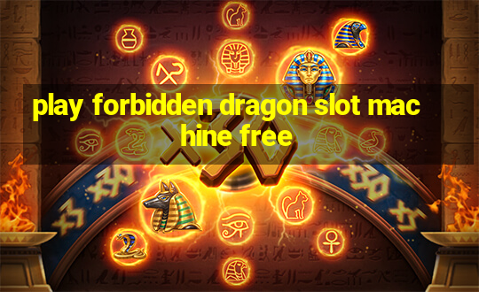 play forbidden dragon slot machine free