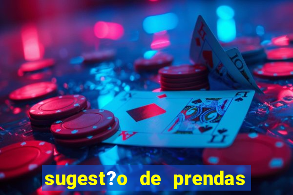 sugest?o de prendas para bingo