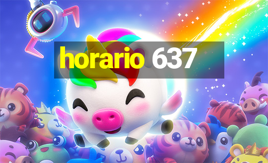 horario 637