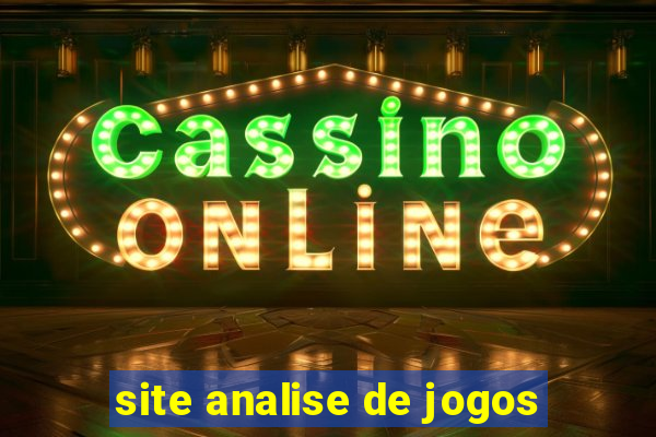 site analise de jogos