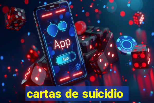 cartas de suicidio