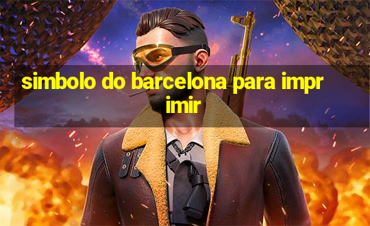 simbolo do barcelona para imprimir