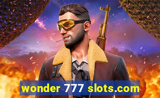 wonder 777 slots.com