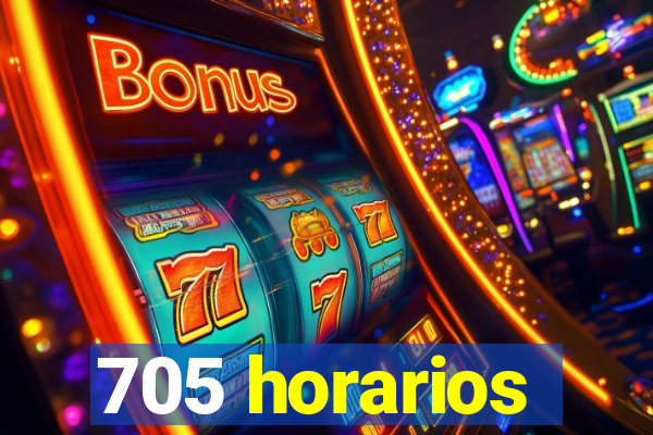 705 horarios