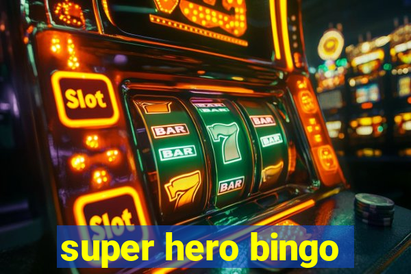 super hero bingo