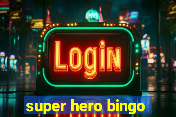 super hero bingo