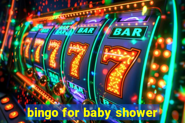 bingo for baby shower