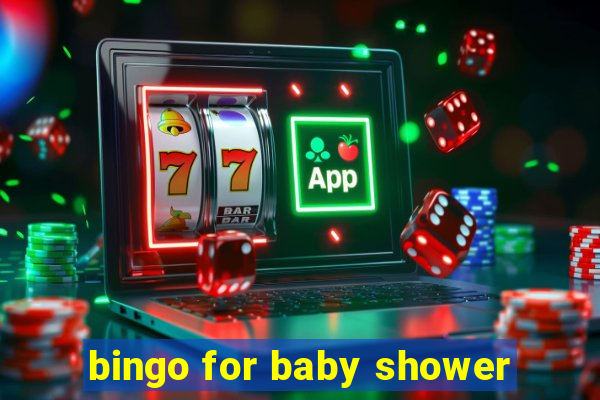 bingo for baby shower