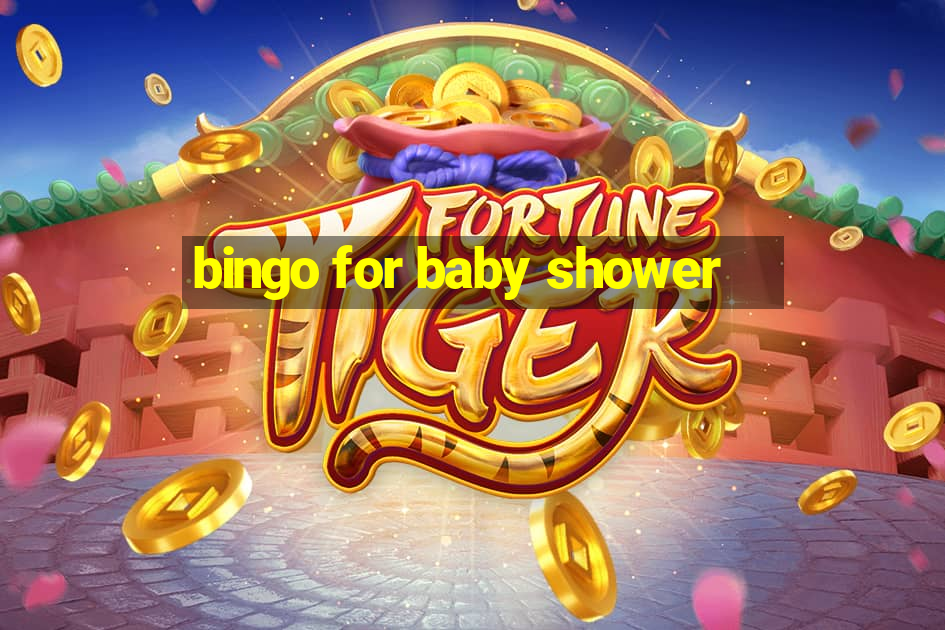 bingo for baby shower