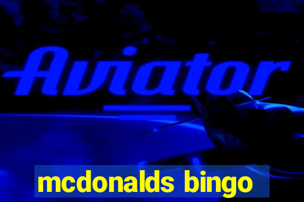 mcdonalds bingo