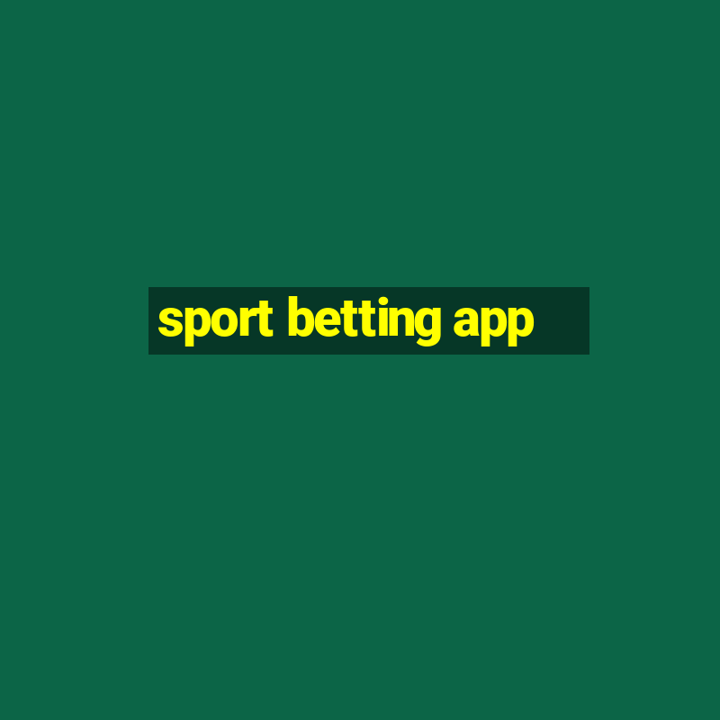 sport betting app