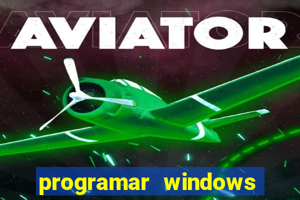 programar windows para desligar