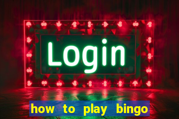 how to play bingo at home