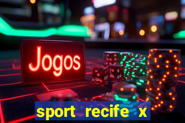 sport recife x ponte preta palpites