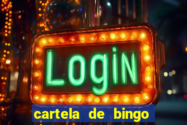 cartela de bingo da subtra??o para imprimir