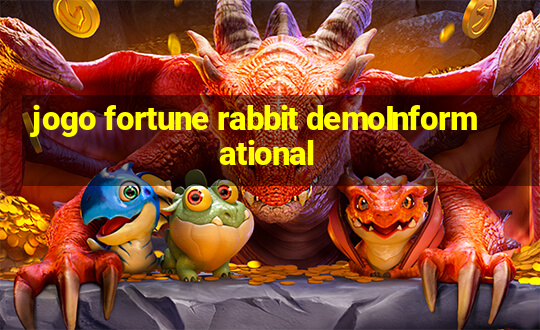 jogo fortune rabbit demoInformational