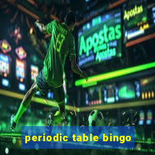 periodic table bingo