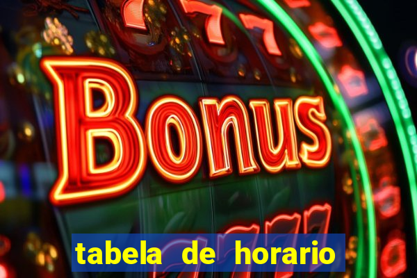 tabela de horario fortune tiger