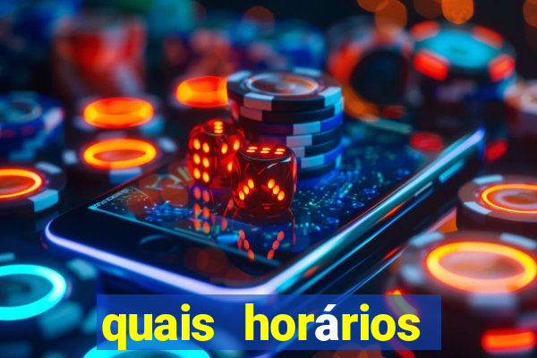 quais horários para jogar fortune tiger