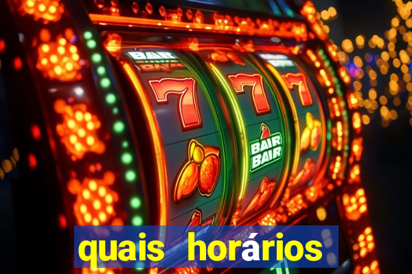 quais horários para jogar fortune tiger