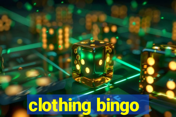 clothing bingo