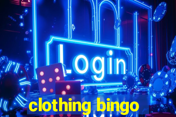 clothing bingo