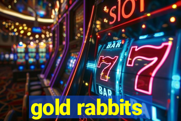 gold rabbits