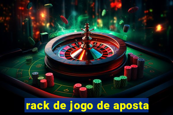 rack de jogo de aposta