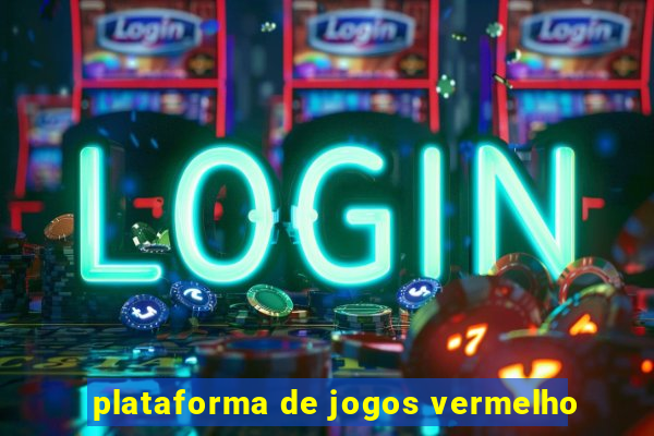 plataforma de jogos vermelho