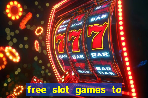 free slot games to play offline