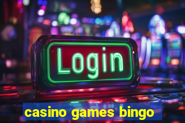 casino games bingo