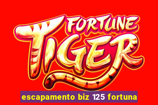 escapamento biz 125 fortuna