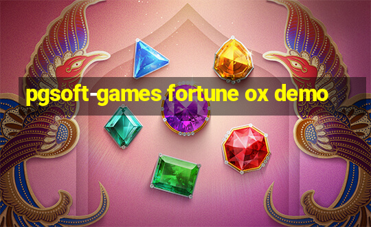 pgsoft-games fortune ox demo