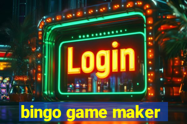 bingo game maker