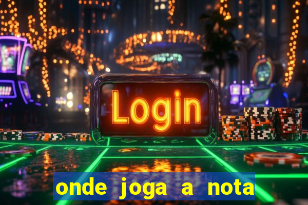 onde joga a nota do enem