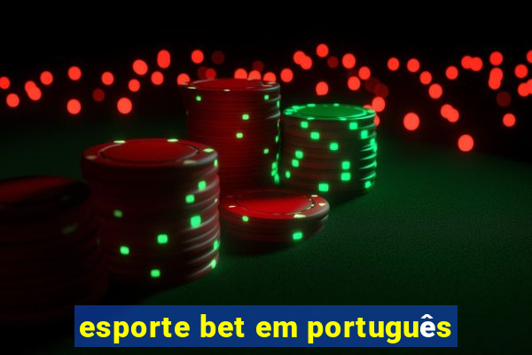 esporte bet em português