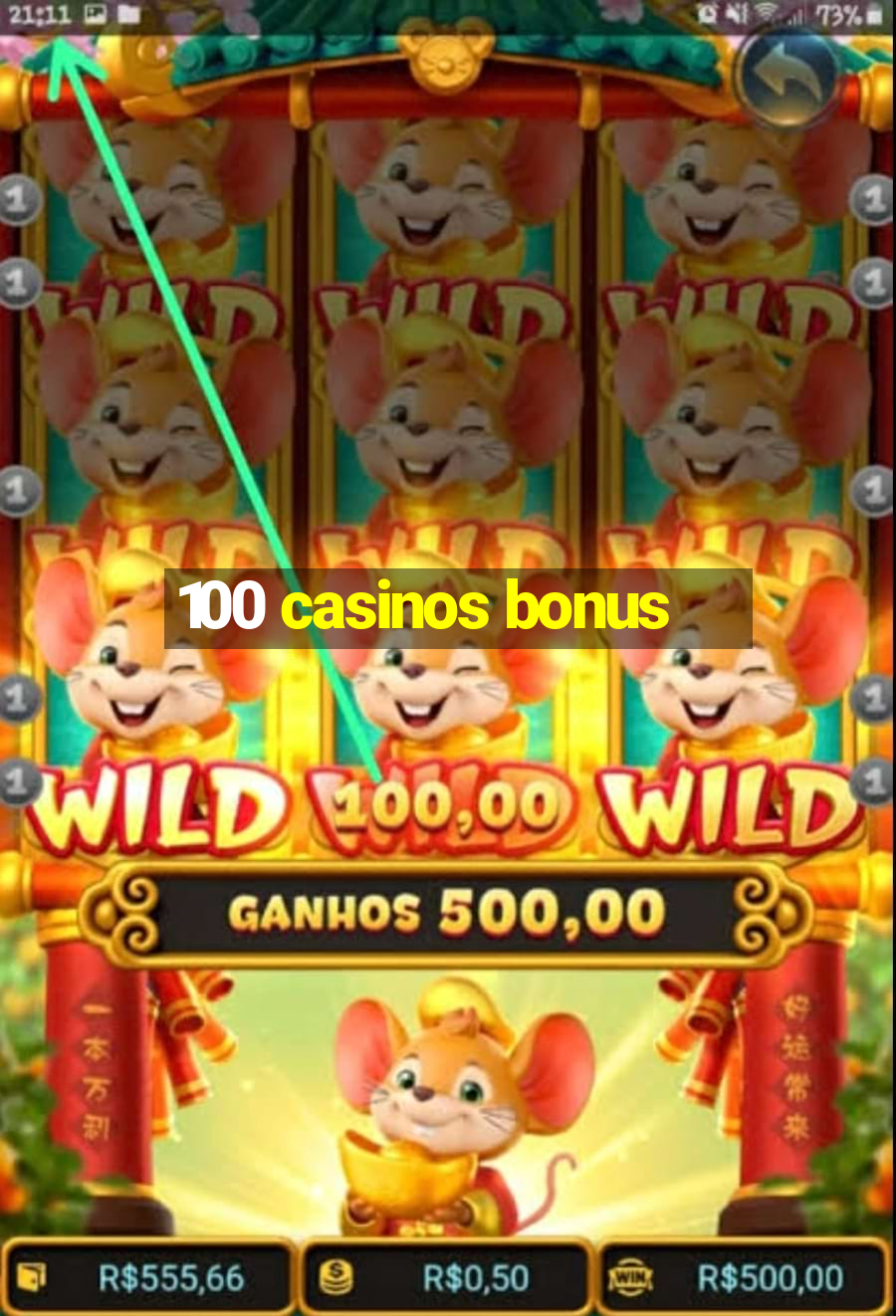 100 casinos bonus